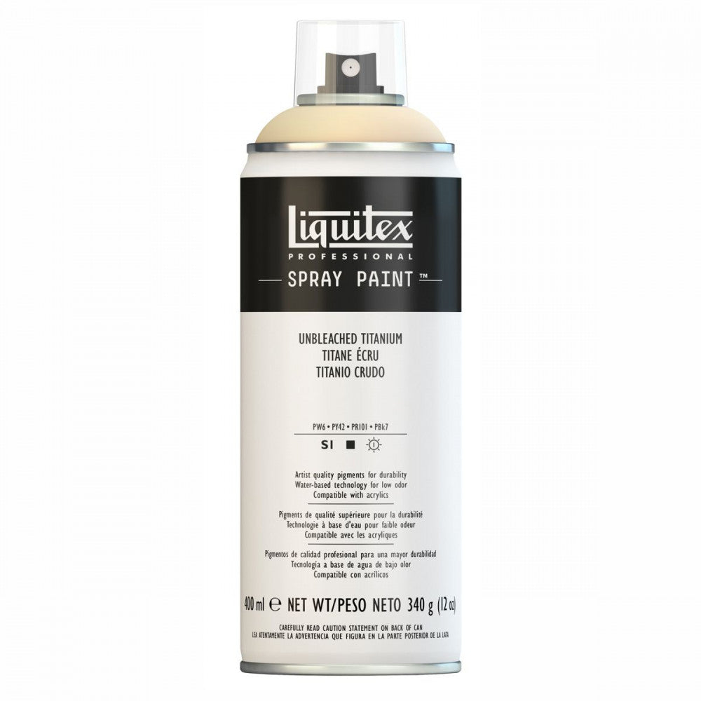 Tinta Acrílica Spray Liquitex 400ml 0434 Unbleached Titanium